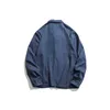 Kurtki męskie 2023 Męska kurtka towarowa Twill Multi-Papłowa swobodna wszechstronna Młodzież Streetwear Vintage moda Y2K Student Coat Mężczyzna