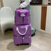 Duffel Väskor 2st/Set Wheeled Bagage Women's Travel Ryggsäck Kvinnor Wheeled Cart Bag High Capacity Travel Bag Travel Bag 230724