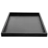 Plates Fruit Dish Bread Tray Tea Serving Black Towel Room Household Wood Durable Trays For Coffee Table