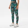 Kadın Taytlar Sweatpants Gym Camouflage Baskı Yoga Pantolon Sonbahar Kış Çıplak Fitness Kalça Kalça Yoga Pantolon Kadın Joggers Koşuyor