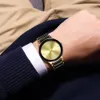 Wristwatches Men Watches Fashion British Style Business Stainless Steel Quartz Watch For Military Sports Wristwatch Relogio Masculino 230724