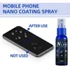 30ml Spray de protection d'écran en verre liquide pour IPhone ForXiaomi Nano Revêtement Film de protection Anti-Empreintes digitales Smart Phone Film L230619