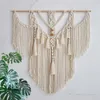 wandtapijten grote macrame wandtapijten met kwastjes handgeweven Scandinavische stijl voor woonkamer slaapkamer huis kunst decor boho decoratie 230725