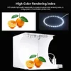 Flash Diffusers PULUZ 20cm/30cm LED Ring Light box Lightbox Photo Studio Box Photography Light Studio Shooting Tent Box Kit 6 Color Backdrops x0724 x0724