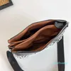 Designer -Sac à bandoulière unisexe décontracté larges bretelles sacs à bandoulière sac à main de luxe chaîne pochette packs sacs de messager en cuir avec pochette