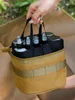 Suprimentos portáteis para piquenique ao ar livre para churrasco, garrafa de vidro, embalagem, conjunto de temperos HW59