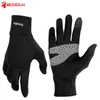 Skidhandskar Bookodun Winter Touch Screen Windproect Ski Gloves Men's Running Ski Board Gloves Cykel utomhussporthandskar 230725