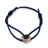 pulseira de moda de designer feminino masculina 316l aço inoxidável Trindade anel de corda de cordas Três anéis cinta de mão pulseiras