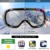 Skidglasögon Findway Aldult Ski Goggles 100% UV 400 Protection-Changable Lens Anti Fog Over Glasses Snowboard Goggles for Women Men HKD230725