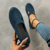 Sukienka butów kobiet S Mesh lekki oddychający poślizg na swobodnym solidnym kolorze wszechstronne niskie pomoc płaskie zapatos de Mujer Sneakers 230725