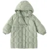 Piumino per bambini Piumino leggero per ragazze Parka Down 4-6 anni Plumones Giacche per bambini per ragazze Ropa Nios De 2 A 7 Aos HKD230725