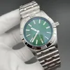 Reloj mecánico automático para hombre, reloj clásico de 46 mm, 904L, esfera de acero inoxidable, correa de zafiro, reloj resistente al agua, montre de luxe