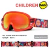 Ski Goggles skiing goggles Children Antifogging Skiing equipment HKD230725