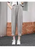 Kvinnor Pants Streetwear Ankel-längd Baggy Harem Women 2023 Summer Korean Fashion Ladies Casual byxor Femme Wholesale