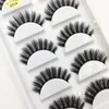 Cílios Postiços Atacado 10/50/100 Caixas Mix 5 Pares Natural 3D Mink Cílios Postiços Maquiagem Cílios Falsos Cílios Falsos Maquiagem Ferramentas de Beleza 230725