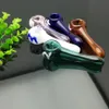 Glaspfeifen Rauchen geblasener Wasserpfeifen Herstellung mundgeblasener Bongs Farbige digitale Glaspfeife