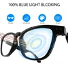 Smart Glasses Meagtlva Smart Bluetooth Music Glasses for Men Women with 2 Microphone Touch Voice Assistant Blue Light Lenses Polarized Lens HKD230725