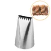 Baking Tools Stainless Steel 10pcs Basketweave Piping Nozzles Set Cakes Cupcakes Decorating Tips