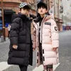 Women's Down Parkas -25 Degree winter new fashion children's down jacket Black warm thick coat for boys Girls purple cold protection duck down coat HKD230725