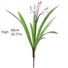 Decorative Flowers Artificial Plants Tropical Fake Orchid Grass Green Synthetic Flower Arrangement Material El Wedding Party Home Decor