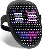 Party Masks 50 Mönster LED Light-Up Mask Gest Control Face Changing Cosplay Accessoarer för DJ Party Halloween Masks Masquerade Dräkt 230724