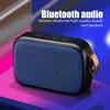 Alto-falantes portáteis novo tecido alto-falante sem fio Bluetooth mini-subwoofer portátil com suporte para cartão FM jogador pequeno para transporte ao ar livre esportes áudio R230725