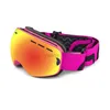 Skidglasögon Kids Ski Snowboard Goggles for Children UV400 Double Layer Anti-Fog Boy Girl sfärisk lins Big Snow Skiing Glasses HKD230725