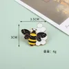 Mignon métal émail abeille broche broches dessin animé abeille broches pour femmes enfants vêtements chapeaux épinglettes badge mode bijoux cadeau accessoire prix usine