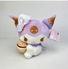 Wholesale cute kuromi fruit cuddle plush toys and backpack pendants keychain doll machine prizes