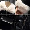 Piumino per bambini Velet Giacca in ecopelle Collo rovesciato con pelliccia Spessa calda Ragazzi Ragazze Cappotto corto Capispalla per bambini tutto abbinato HKD230725