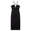 Casual Dresses JBEELATE Women S Summer Sexy Fitted Long Dress Halter Neck Cut Out Sleeveless Party Cocktail Clubwear