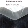 Bangs JINKAILI Synthetic Forehead Hairline Toupees Men's Straight V Style Hair Piece Hair Extension Natural Black Hair Bangs Hairpiece 230724