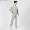 Men's Tracksuits Men dent Sports Suit Long Sleeve Zipper Casual 2021 New 2 Piece Set Jogging Suit Male Autumn Winter Set Outfit Clothes X0909 Z230725
