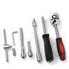 Skruvmejslar Ratchet Quick Wrench Set Socket SPANNER SCREWRIVER OCH BIT TORQUE CAR TOOL MEKANISKA WORKSHOP KEYS TOELS SPEL FÖR MEKANIK 230724