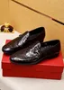 2023 Scarpe eleganti da uomo Elegante pelle di serpente Designer di marca Business Oxfords Gentlemen Party Wedding Comfort Mocassini Taglia 38-45