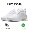 2023 Designer 270 Running Shoes 27C sneaker Triple White Black Mesh Navy Bule Cool Grey Volt Trainers Outdoor Walking Sports Men Women Size 36-45