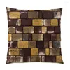 Pillow Cover Living Room Decoration Abstract Geometry Sofa Decorative Cases Colorful Polyester Linen Soft Velvet E0630