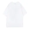 T-shirt da uomo Graphic LACIBLE Fiori Harajuku Lettera Estate Uomo Donna T-Shirt Moda Casual Allentato Manica corta Top Cotone Bianco