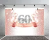 Background Material Rose Gold 60s Background Women's Birthday Party 60s Background Decoration Props x0724