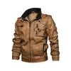 Herrenjacken Winter Herren Baseball Lederjacke Herbst Winddichte Ledermäntel Kausal Motorrad Vintage PU Lederjacken 230724