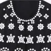 Women's Tanks 2023 Summer Wear Mirror Inlaid Embroidery Cardigan Vest Round Neck Sleeveless Slim Short Style Top Jacket