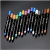 Ögon Shadow/Liner Pencil Stick varaktiga Glitter Shimmer Eye Shadow Pen Eyeliner Stick Eyes Makeup Tools 230725