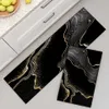 Carpets Marble Carpet for Kitchen Floor Nordic Abstract Black Gold Area Rug Living Room Bedroom Bedside Mat Luxury Home Decoration Rug R230725