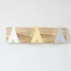 Bathroom Shelves Nordic Wooden Tent Hooks Wall Decorative Hook Kids Room Decorations Ornaments Baby Clothing Hanger Rack Gifts Crafts 230725