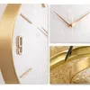 Horloges murales nordique créative horloge silencieuse Style élégant moderne luxe salon Duvar Saati minimaliste déco WK50WC