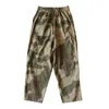 Calças masculinas de roupas de moda de grife Kapital Kountry Hirata's exclusivo Vanished Camo solto plissado calças largas