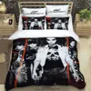 Band Tokio Hotel Hela säsongen Tvilling Bedbling Set 3 -stycken Tvätten Set Bed Däcke Cover Double King Comfer Cover Home Textile L230704