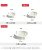 Plates Special-shaped Plate Ceramic El French Dessert White Cold Dish Fruit Salad High-end Western Tableware