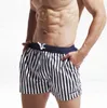 DESMIIT Strandshorts Herren Badeshorts Badebekleidung Männer Streifen Surf Boardshorts Für Männer Badeshorts Sea Board Badeanzug Tragen