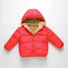 Casaco de penas ZWY664 Fleece Winter Parkas Kids Jackets For Girls Boys Warm Thick Velvet Children's Coat Baby Outerwear Infant Overcoat HKD230725